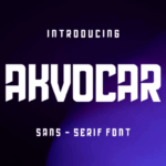 Akvocar Font - Featured Image