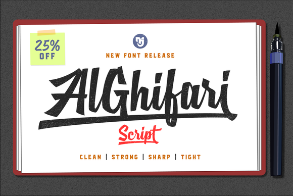 AlGhifari Script Font - Featured Image