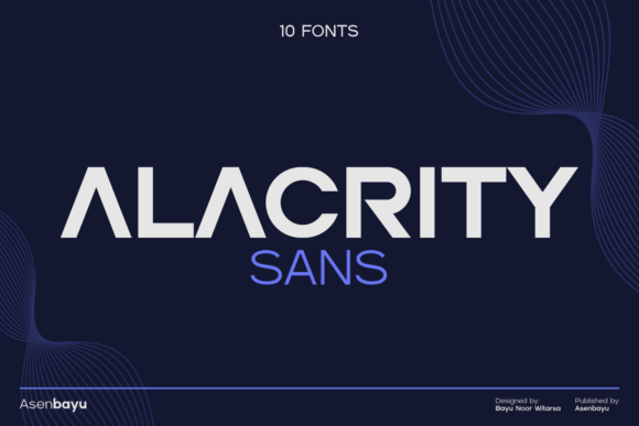Alacrity Sans Font - Featured Image