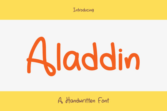 Aladdin Font - Featured Image