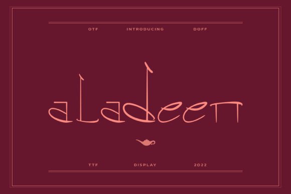 Aladeen Font - Featured Image