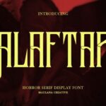 Alaftar Font - Featured Image