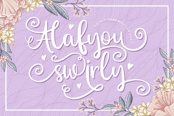 Alafyou Swirly Font - Featured Image