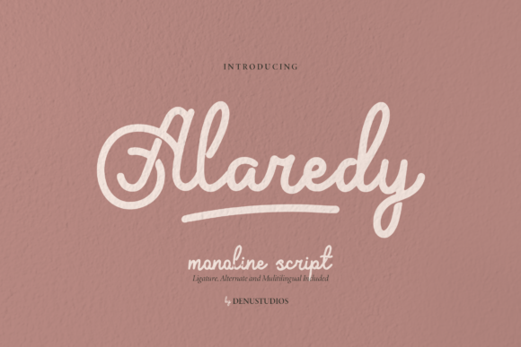 Alaredy Font - Featured Image