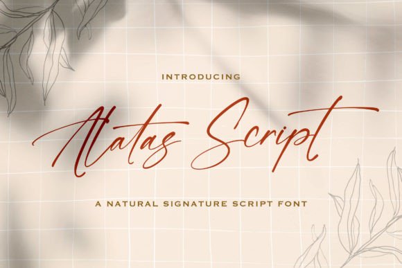 Alatas Script Font - Featured Image