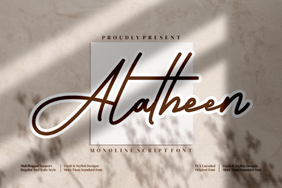 Alatheen Font - Featured Image