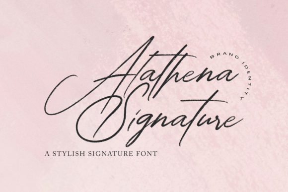 Alathena Signature Font - Featured Image