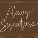 Alawy Signature Font - Featured Image