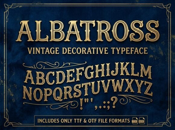 Albatross Font - Featured Image