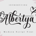 Albertya Font - Featured Image