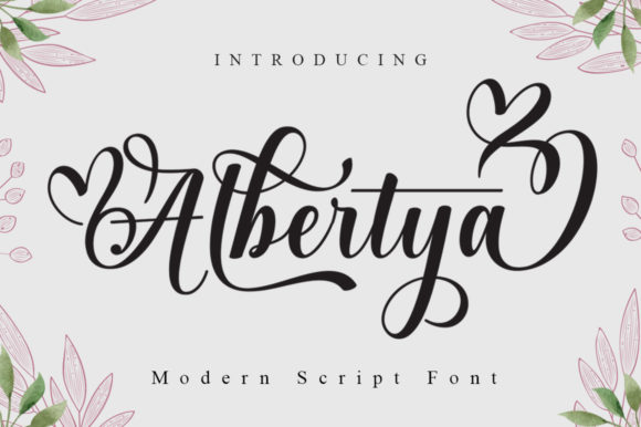 Albertya Font - Featured Image