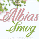 Albias Smug Font - Featured Image
