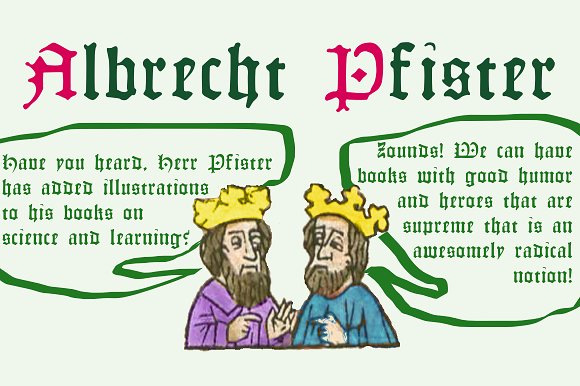 Albrecht Pfister Font - Featured Image