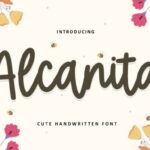 Alcanita Font - Featured Image