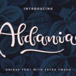 Aldania Font - Featured Image