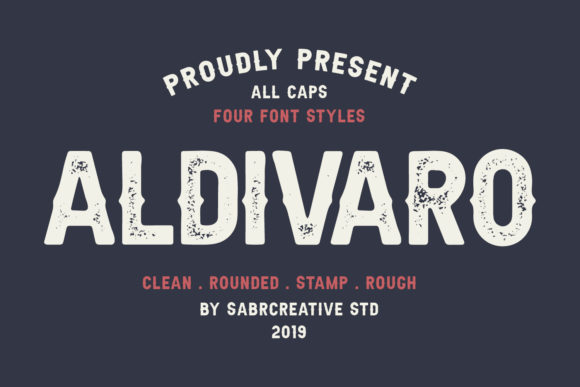 Aldivaro Family Font - Featured Image