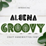 Aleena Groovy Font - Featured Image