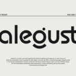 Alegust Font - Featured Image