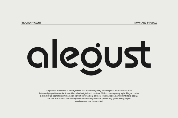 Alegust Font - Featured Image