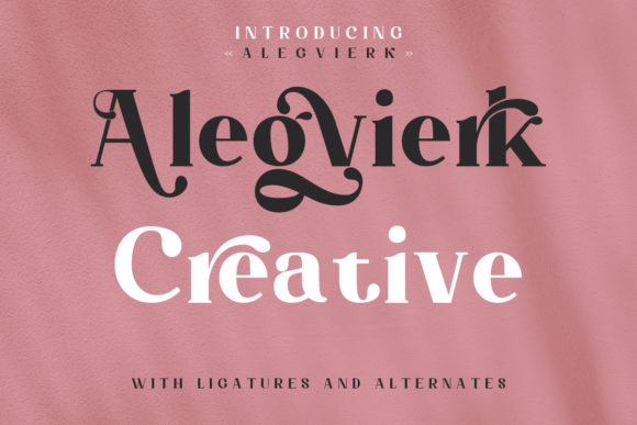 Alegvierk Font - Featured Image