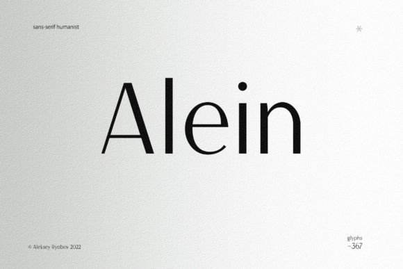 Alein Font - Featured Image