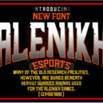 Alenikh Sports Font - Featured Image