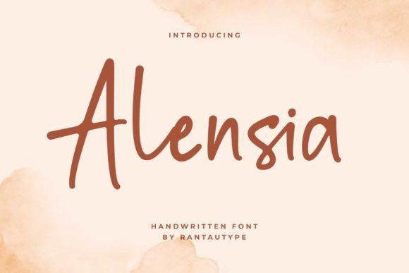 Alensia Font - Featured Image