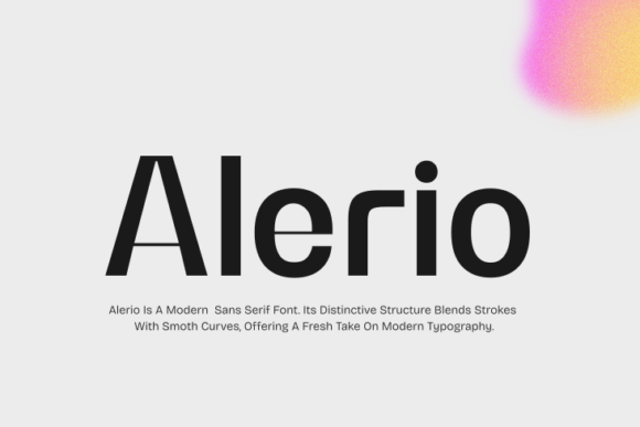 Alerio Font - Featured Image