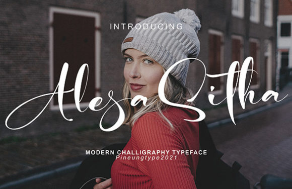 Alesa Sitha Font - Featured Image