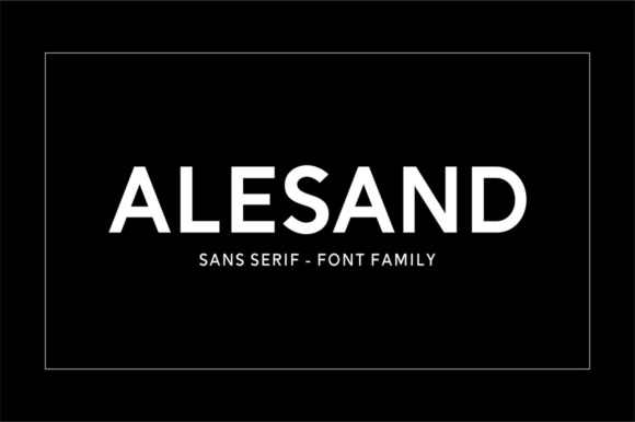Alesand Font - Featured Image