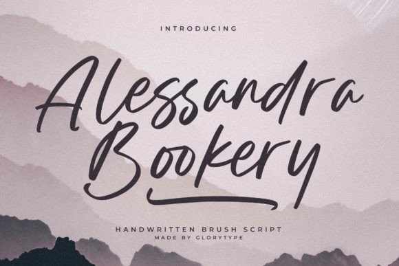 Alessandra Bookery Font - Featured Image