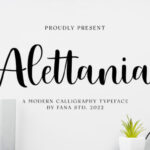 Alettania Font - Featured Image