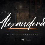 Alexandera Font - Featured Image