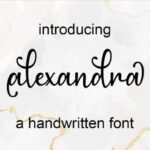 Alexandra Font - Featured Image