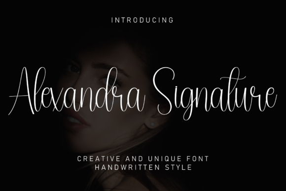 Alexandra Signtaure Font - Featured Image
