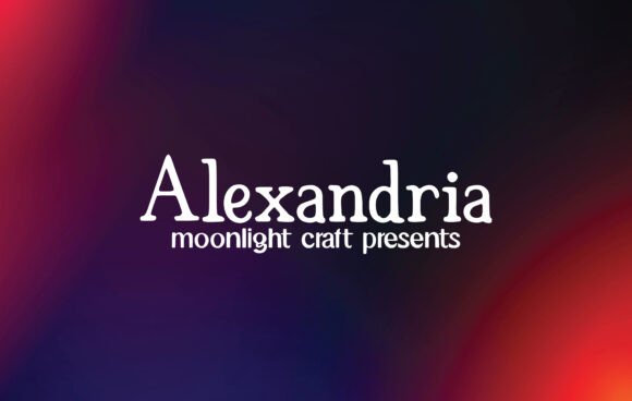 Alexandria Font - Featured Image