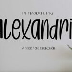 Alexandria Font - Featured Image