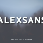 Alexsans Font - Featured Image