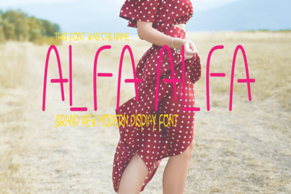 Alfa Alfa Font - Featured Image