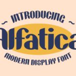 Alfatica Font - Featured Image