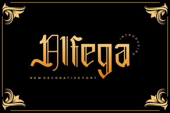 Alfega Font - Featured Image
