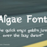 Algae Font - Featured Image