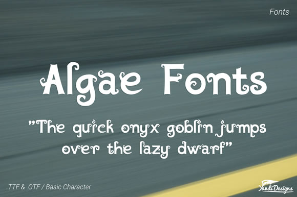 Algae Font - Featured Image