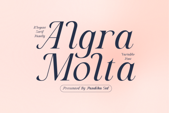 Algra Molta Font - Featured Image