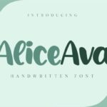 Alice Ava Font - Featured Image