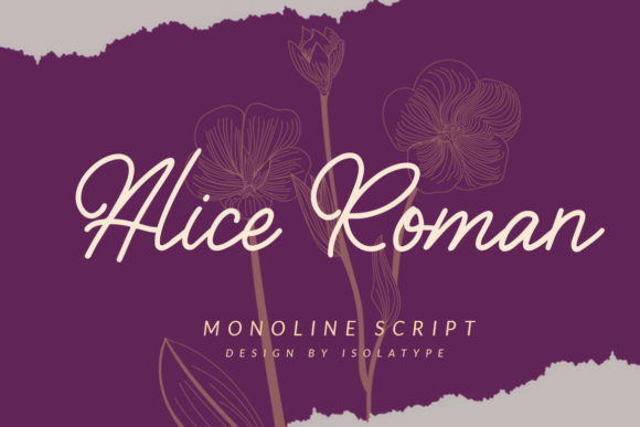 Alice Roman Font - Featured Image