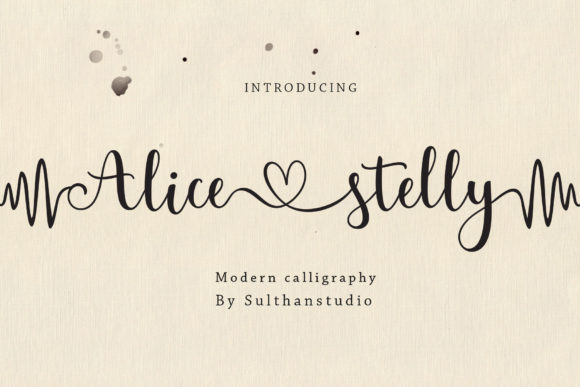 Alice Stelly Font - Featured Image