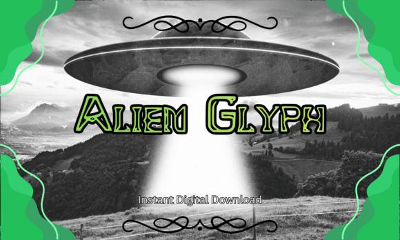 Alien Glyph Font - Featured Image