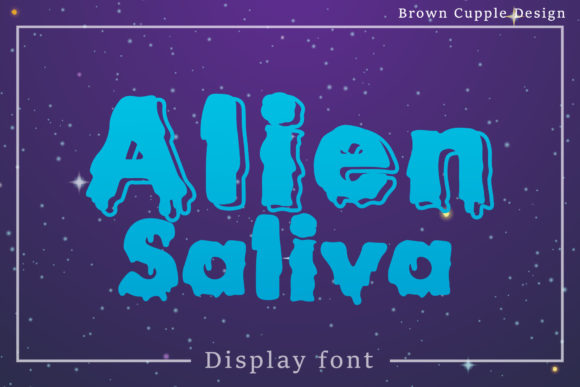 Alien Saliva Font - Featured Image