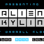 Alien Skyline Font - Featured Image